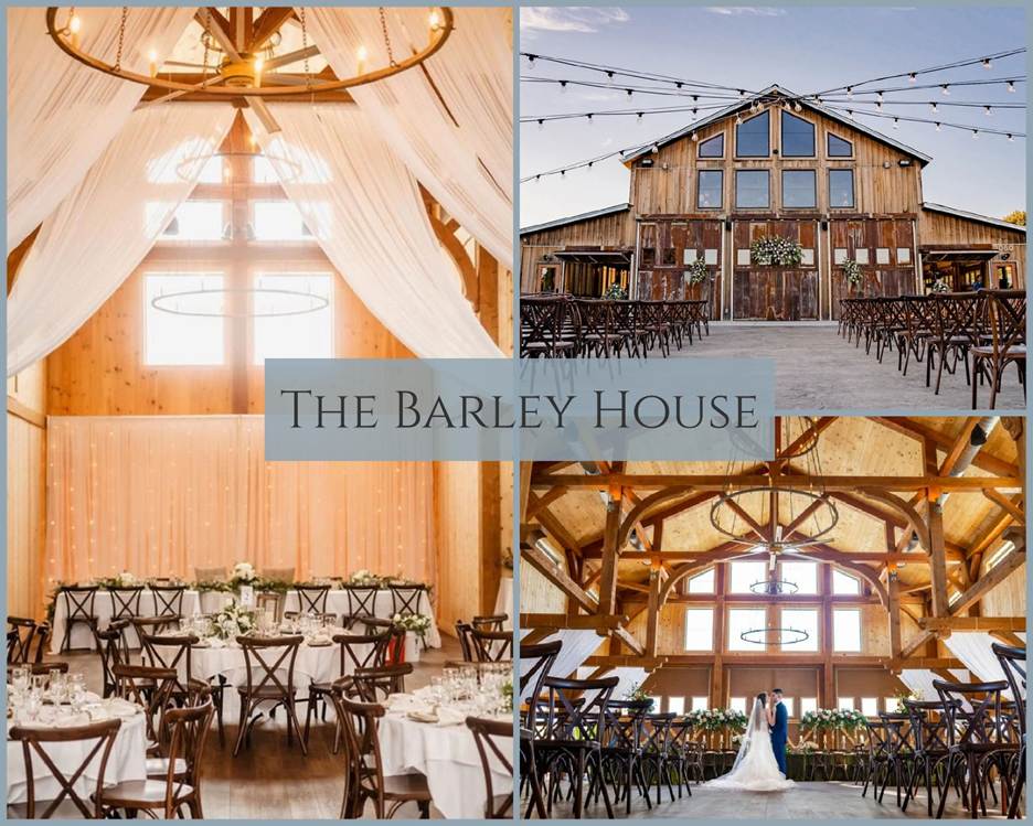 Rustic newly built barn venue at The Barley House. Springfield Missouri